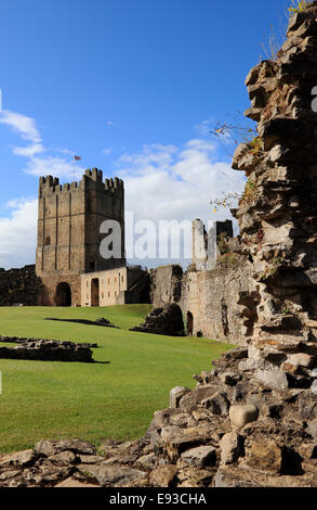 3254.Il Castello, Richmond, North Yorkshire, Regno Unito Foto Stock