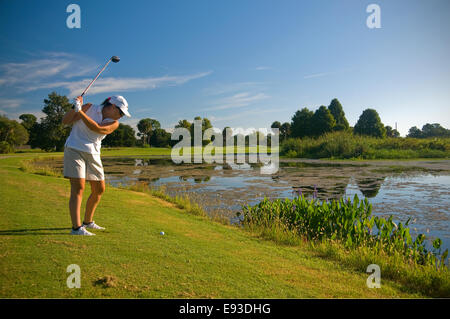 Il Plantation Inn Resort si trova un campo da golf di 27 buche su della Florida Costa Natura e si trova sulle rive del King's Bay, Foto Stock