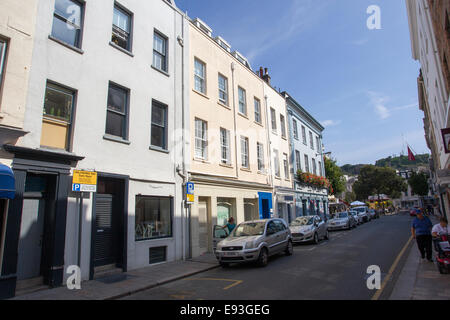 Broad Street St Helier Jersey Isole del Canale Foto Stock