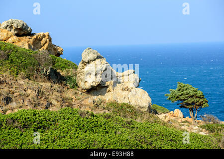 Fotografie di paesaggio del Parco Nazionale di Cap de Creus, nel nordest della Catalogna. Foto Stock