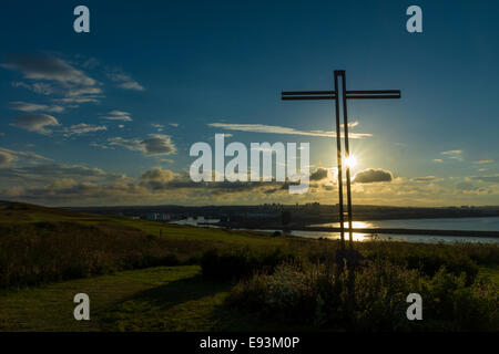 La gente di mare di Cross Over Aberdeen Foto Stock