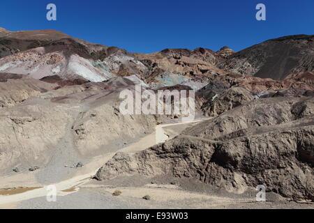 Pittori' tavolozza, Death Valley, Stati Uniti d'America Foto Stock