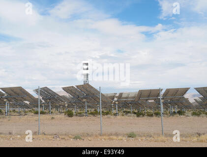 Ivanpah Solar Project Foto Stock