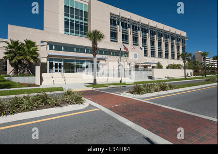 Lake County Courthouse situato in Tavares, Florida, Stati Uniti Foto Stock