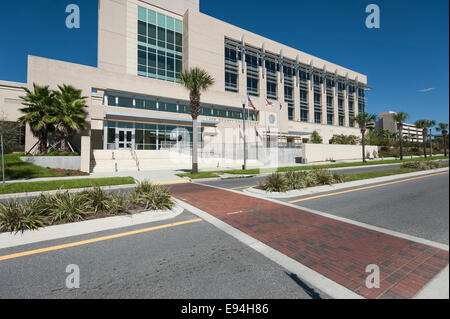 Lake County Courthouse situato in Tavares, Florida, Stati Uniti Foto Stock