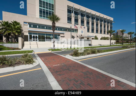 Lake County Courthouse situato in Tavares, Florida, Stati Uniti Foto Stock