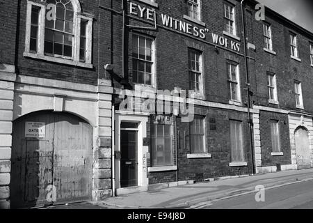 Vecchie opere di ingegneria a Sheffield Foto Stock