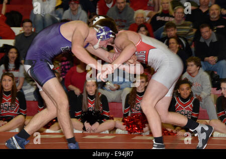 Teen wrestling nel Crownsville, Maryland Foto Stock