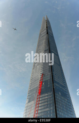 La Shard, 87 piani di grattacielo, 310m, progettato da Renzo Piano, Southwark, Londra, Inghilterra, Regno Unito Foto Stock