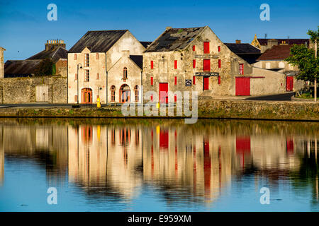 Ramelton sul fiume Lennon, Lough Swilly, co. Donegal, Irlanda Foto Stock