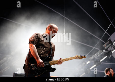 Barcellona - 30 Maggio: Mogwai (instrumental post-rock band della Scozia) esegue presso Heineken Primavera Sound Festival 2014 (PS14) Foto Stock