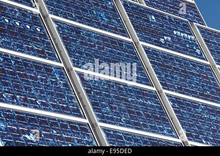 Pannelli solari Foto Stock