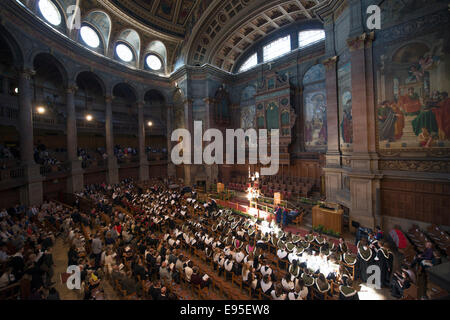 Università di Edimburgo graduazione in McEwan Hall, laureandosi hall, donato nel 1897 da William McEwan. Foto Stock