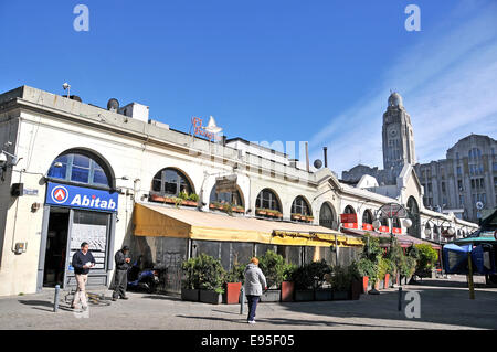 Porto mercato coperto Montevideo Uruguay Foto Stock