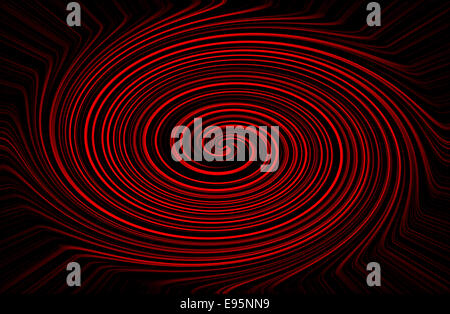 Abstract colore rosso sfondo con un moto a spirale Foto Stock