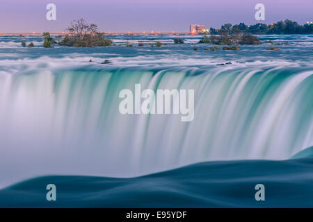 Cascate Horseshoe, parte del Niagara Falls, Ontario, Canada. Foto Stock