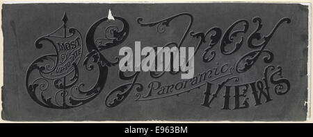 Questa fotografia panoramica cattura un'ampia vista di Sydney, nuovo Galles del Sud, mostrando lo sviluppo e il paesaggio della città. L'immagine in bianco e nero, conservata dalla State Records NSW, offre un'istantanea storica di Sydney durante un'era trasformativa nella crescita della città. Foto Stock