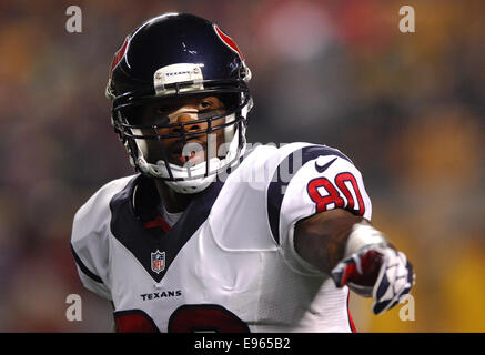 Pittsburgh, Stati Uniti d'America. Xx oct, 2014. Andre Johnson #80 durante il Pittsburgh Steelers vs Houston Texans gioco in Pittsburgh, PA. Credito: Cal Sport Media/Alamy Live News Foto Stock