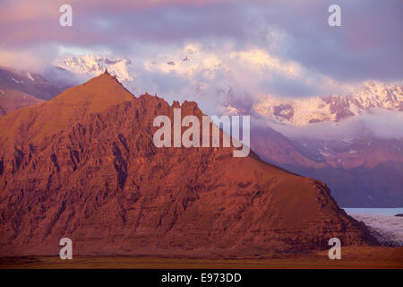 Vatnajokull National Park, Islanda Foto Stock