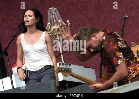 " Il Cardigan', T nel Parco music festival, Balado, Scozia, 2003. Foto Stock