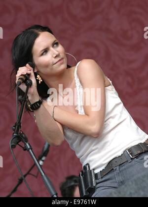 " Il Cardigan', T nel Parco music festival, Balado, Scozia, 2003. Foto Stock