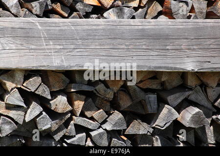 piatto di legno Foto Stock