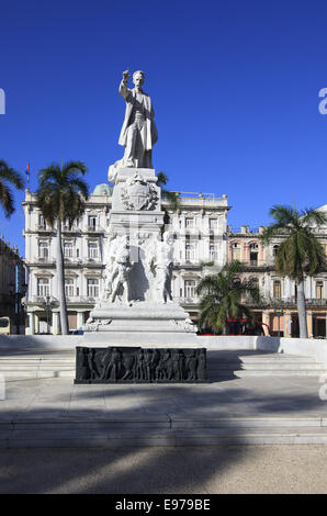 Jose Marti monumento di Central Park. Foto Stock