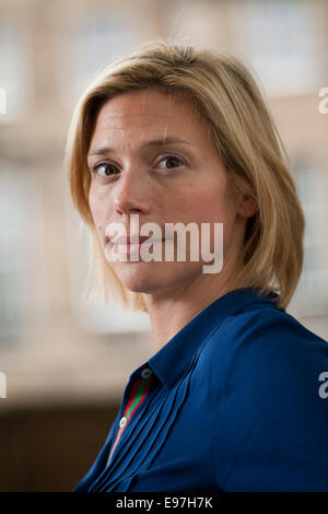 Dea Brøvig, norvegese autore al Edinburgh International Book Festival 2014. Edimburgo, Scozia. Il 16 agosto 2014 Foto Stock