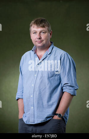 British geografo sociale Danny Dorling a Edinburgh Book Festival. Foto Stock