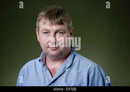 British geografo sociale Danny Dorling a Edinburgh Book Festival. Foto Stock