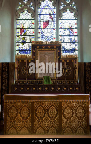 Chiesa di Santa Maria in grande Bardfield - Essex - REGNO UNITO Foto Stock