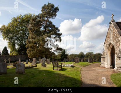 Chiesa di Santa Maria in grande Bardfield - Essex - REGNO UNITO Foto Stock