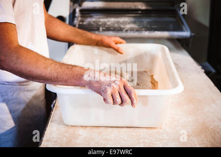 Pasticceria la preparazione di pasta in forno Foto Stock