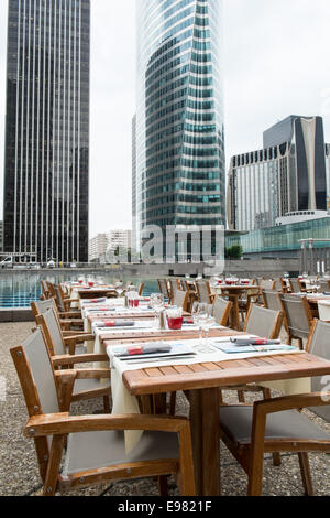 Globetrotter Cafe,ristorante a La Defense,Parigi,Francia Foto Stock