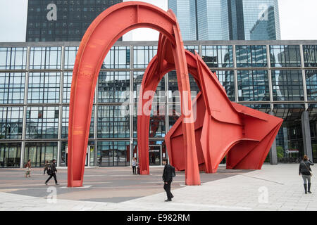 La Defense,Parigi,Francia,skyline,francese,architettura,moderna,edifici,design,in,questo,settore,affari, zona,della,città,capitale Foto Stock