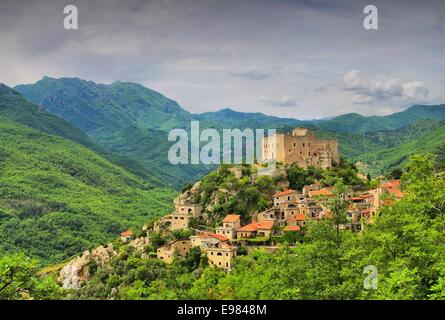 Castelvecchio di Rocca Barbena 01 Foto Stock