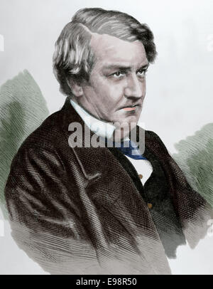 Richard Southwell Bourke, 6° Conte di Mayo, (1822 -1872). Statista britannico. Ritratto. Colorati. Foto Stock