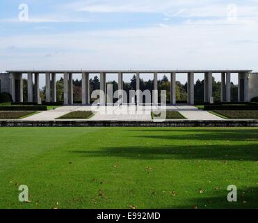 Il Memoriale della US Army Cimitero Henri-Chapelle in Belgio Foto Stock