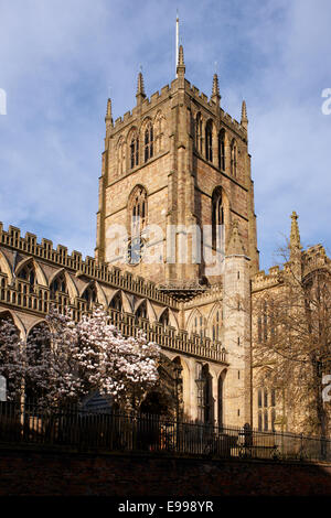 Chiesa di Santa Maria sul marciapiede elevato, Nottingham City Centre Regno Unito Foto Stock