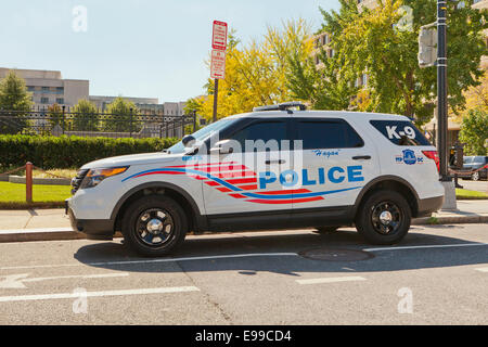 La Metropolitan Police K9 veicolo di servizio - Washington DC, Stati Uniti d'America Foto Stock