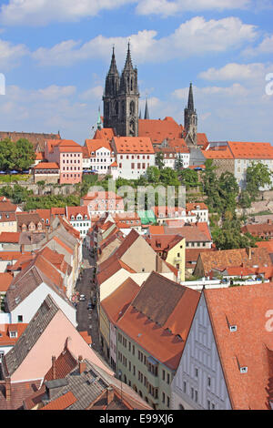 Meissen in Sassonia, Germania Foto Stock