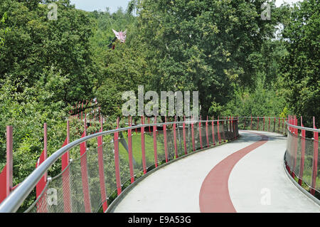 Bridge, miniera Hoheward heap, Herten, Germania Foto Stock