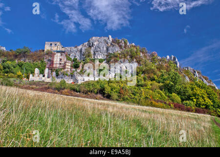 I colori autunnali di Kalnik mountain Foto Stock