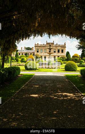 Hall attraverso il baldacchino Brodsworth Hall Doncaster Ray Boswell Foto Stock