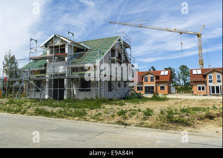 Area di sviluppo di una zona residenziale Foto Stock