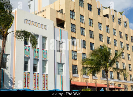 Cavalier hotel in Miami Beach art deco Foto Stock