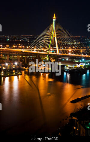 Bangkok Mega Bridge Foto Stock