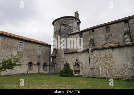 Cattedrale di Saint Lizier, Midi-Pirenei, Francia Foto Stock