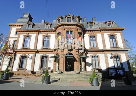 Il municipio, Wiltz, Lussemburgo Foto Stock