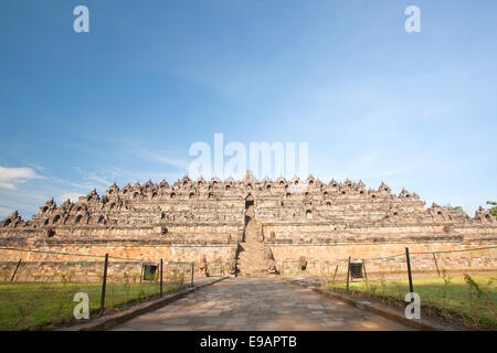 Il Tempio Borobudur rovina Foto Stock